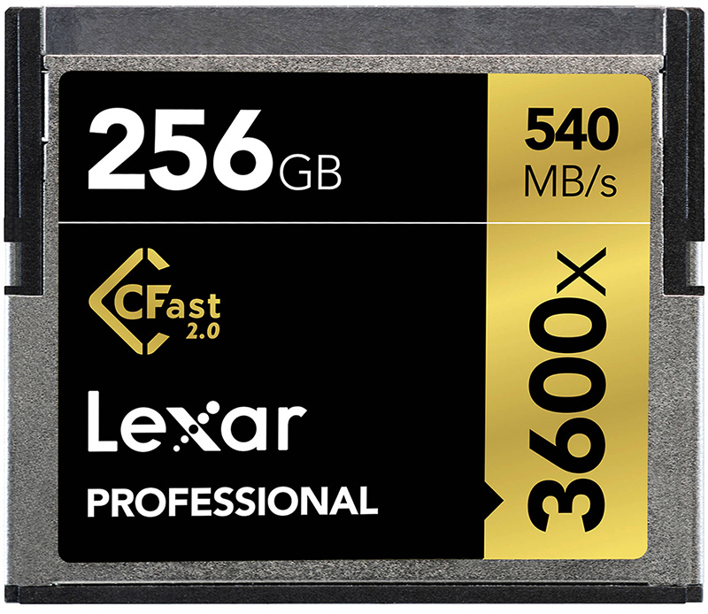 k2.00006495   lexar cfast 2.0 card 256 gb